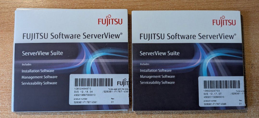 Fujitsu Serveurs: 2x Fujitsu ServerView Suite - SVS 12.18.04 & SVS 12.17.07 – D'occasion à Cernier par Poussetofiol