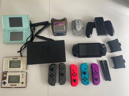 Diverse Nintendo Switch PSP Zubehör Unkontrolliert