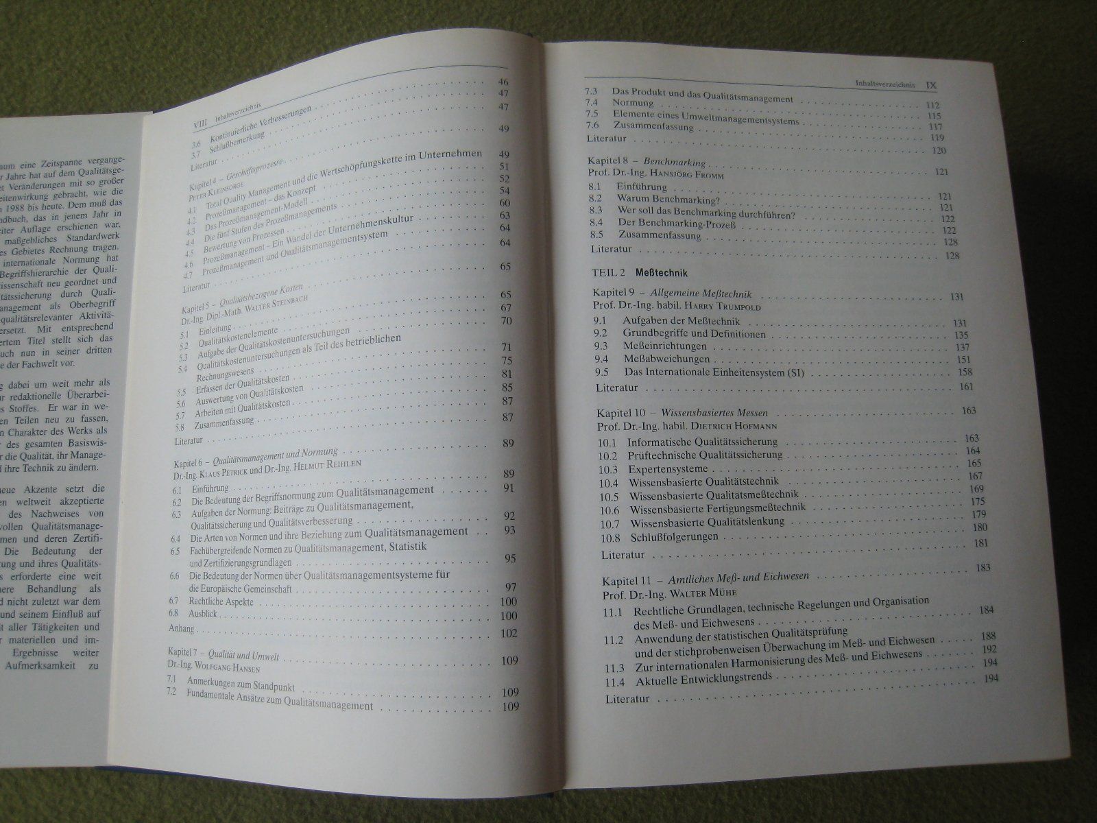 Libri: Handbuch Qualitätsmanagement – Usato da Lohn-Ammannsegg venduto da elch_55 1