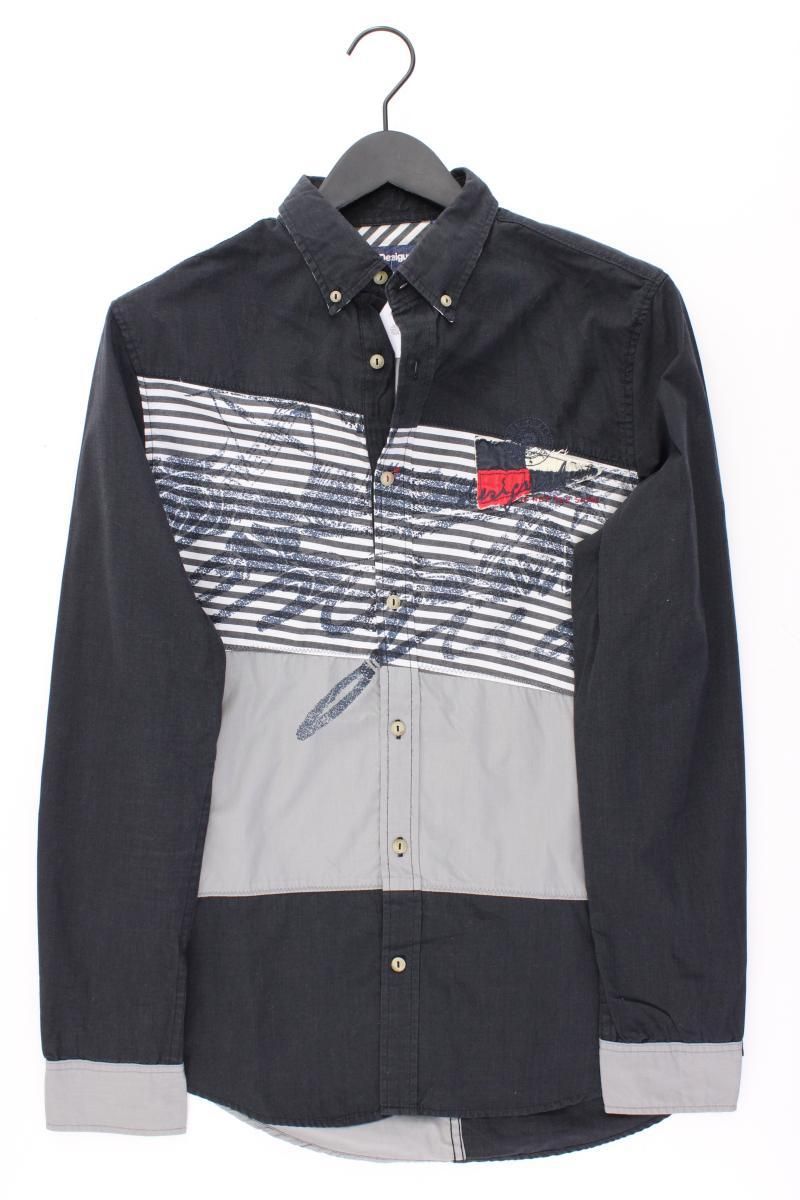 Chemises: Desigual Langarmhemd Gr. M grau – D'occasion à Neustadt an der Waldnaab par SecondLifeFashion
