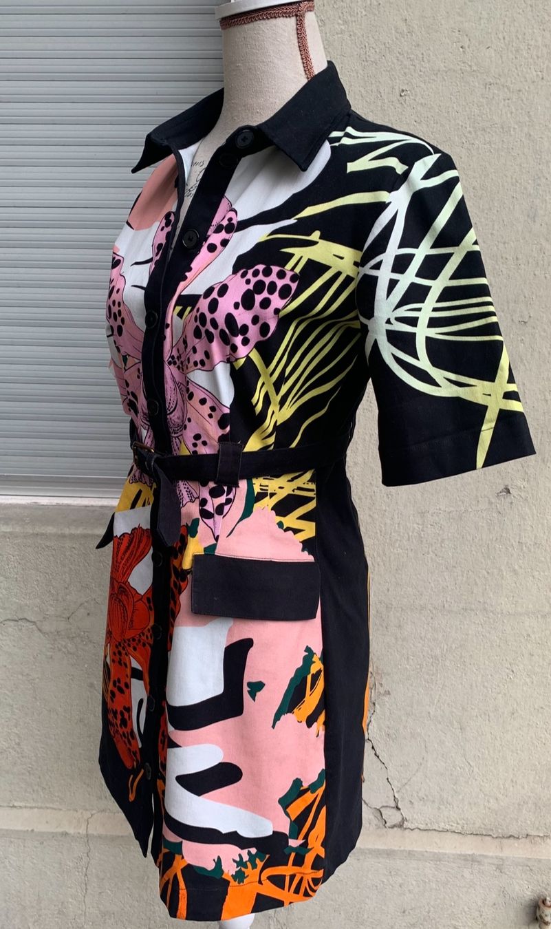 Desigual Robes: Superbe robe chemise DESIGUAL orchidées t.S – Neuf (Voir description) à Martigny par only__you 3