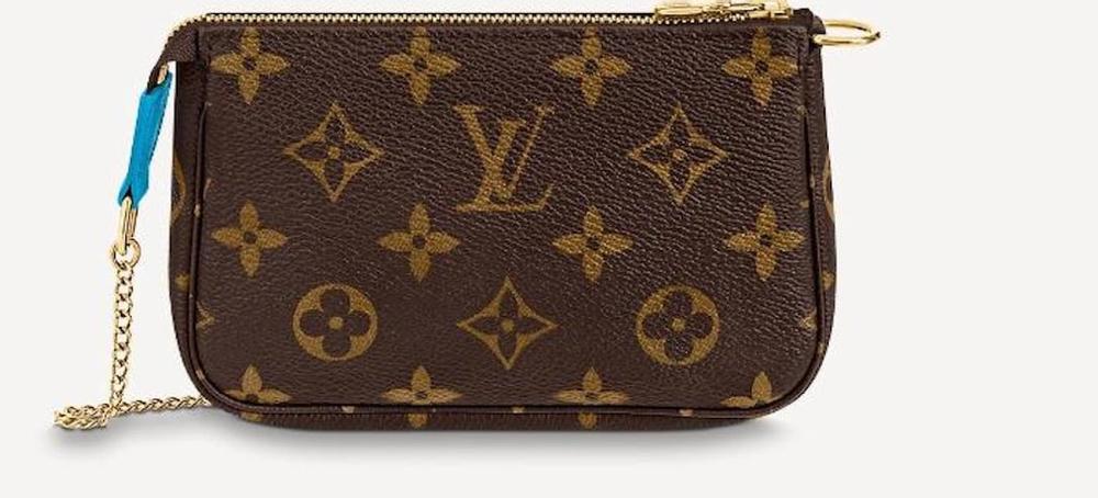 Louis Vuitton Monogram Vivienne Xmas Venice Mini Pochette Accessories Bleu