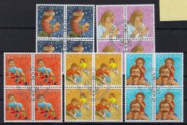 Pro Juventute 1987 Viererblocks ET.   11130