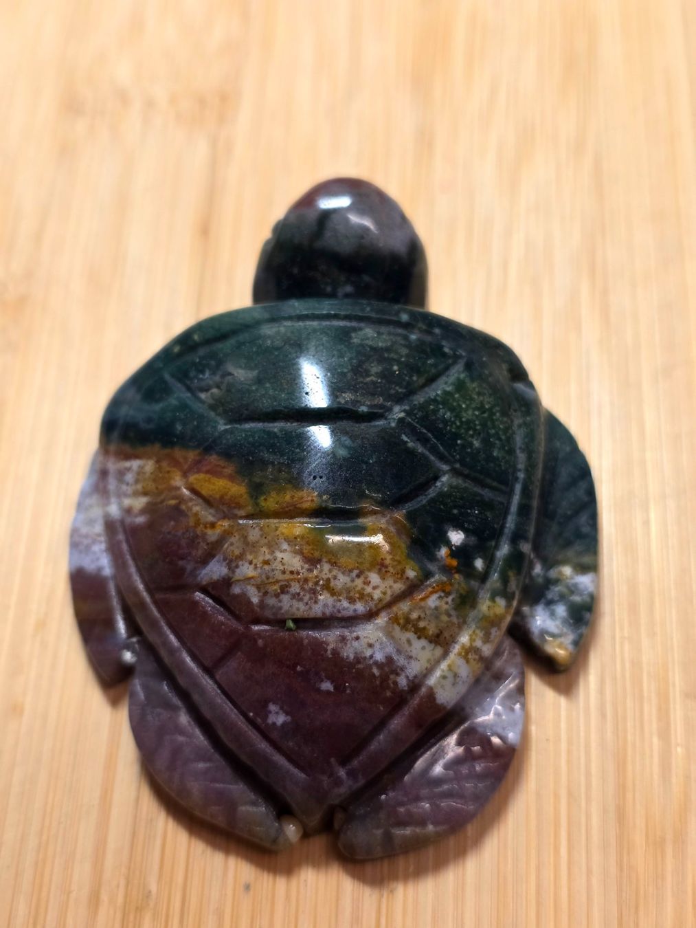 Minerali & Pietre curative: Ozeanjaspis Schildkröte 90g – Nuovo e nell'imballaggio originale da Matzingen venduto da Shay_Crystalz 2