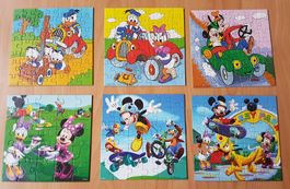 6 PUZZLE DISNEY MICKEY MOUSE / DONALD (AB 4 JAHREN)