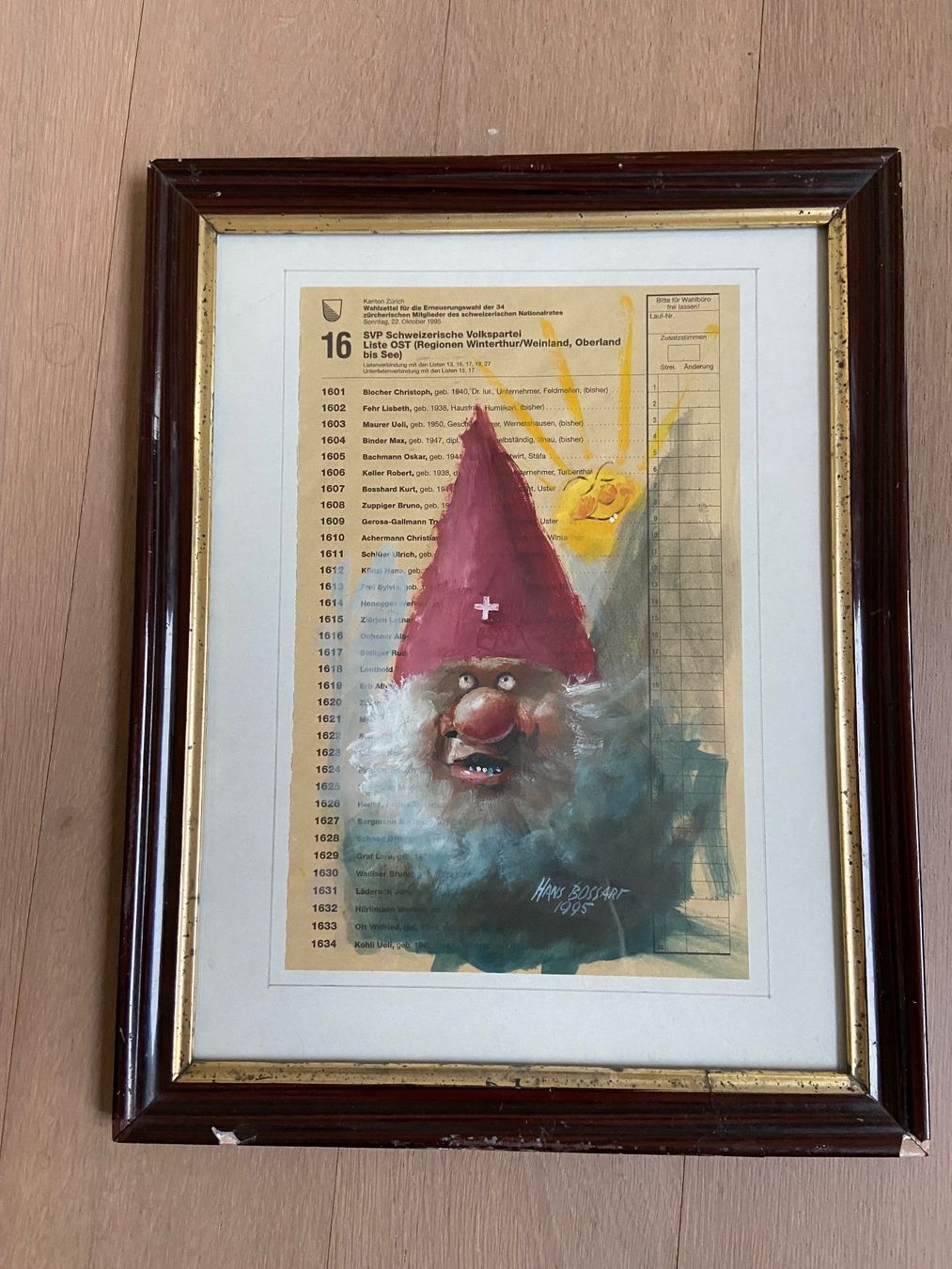Gemälde: Aquarell auf Papier, Hans Bosshart – Gebraucht aus Zürich von kevin1977