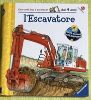Livre enfant: L'Excavatrice avec des rabats surprises!