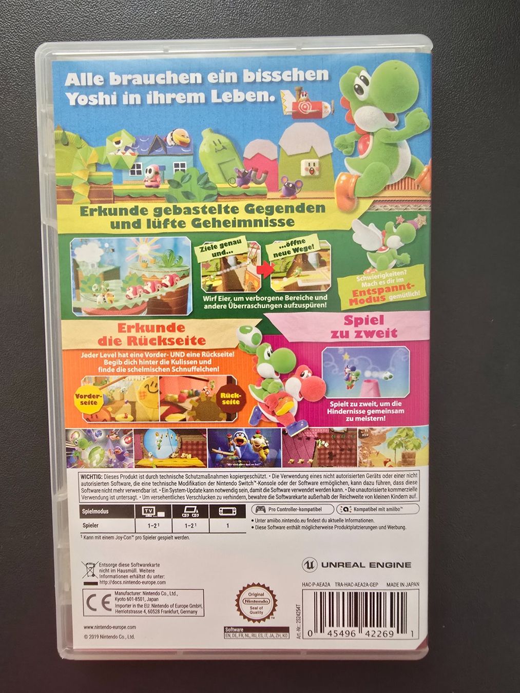 Nintendo Spiele: Yoshi's Crafted World für Nintendo Switch – Gebraucht aus Chur von 1996hiphop 1