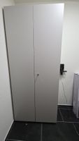 Schrank, Aktenschrank grau/weiss