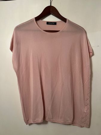 Feiner Damen Strick-Pullover Rosé Grösse M, Viskose