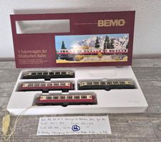 Konvolut 66 Bemo Set 7272 114 mit 4 RhB CIWL Salonwagen, top
