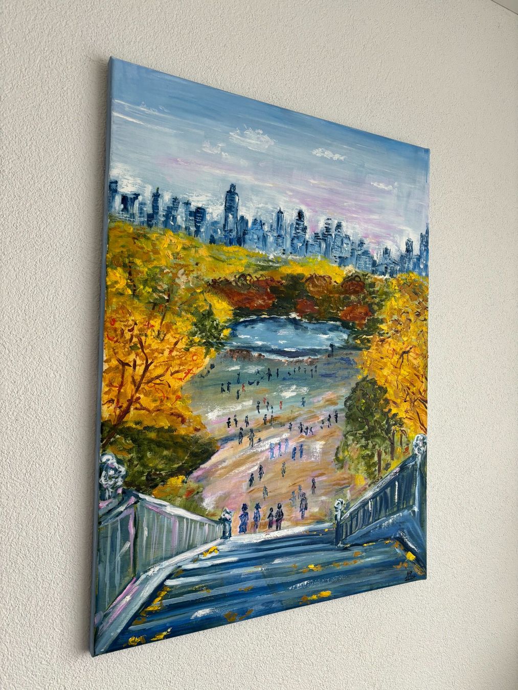 Dipinti: Herbst in New York City – Nuovo (secondo la descrizione) da Cham venduto da Felha 4