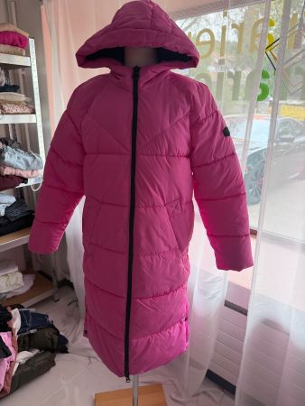 PINKER WINTERMANTEL MIT KAPUZE VON ONLY GR S