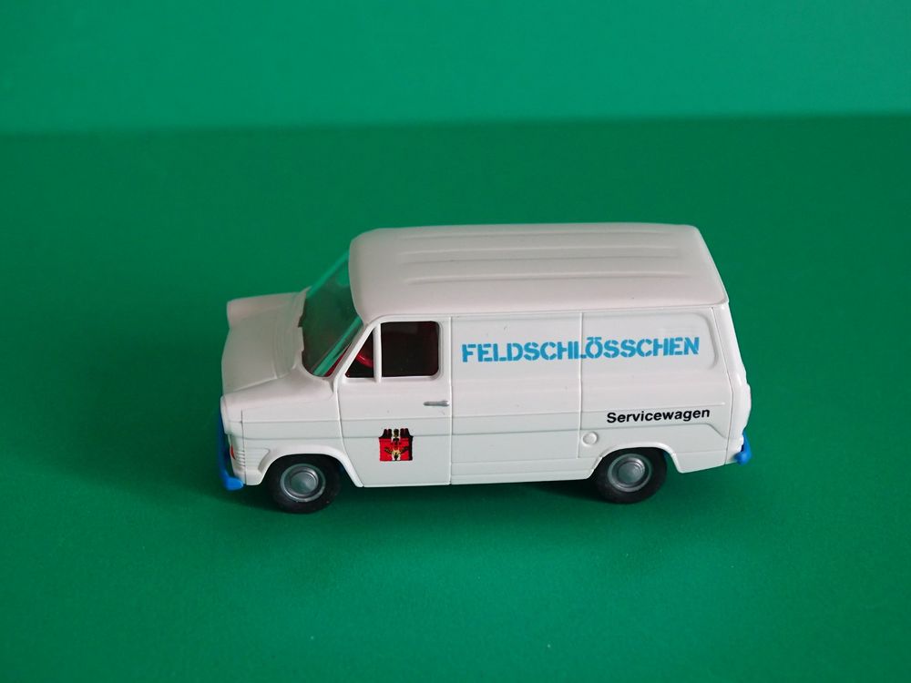 Modèle Réduit Brekina Ford Transit Demi-bus 1970 TSF Feuwehr - Échelle 1:87 H0, Neuf Avec Boîte