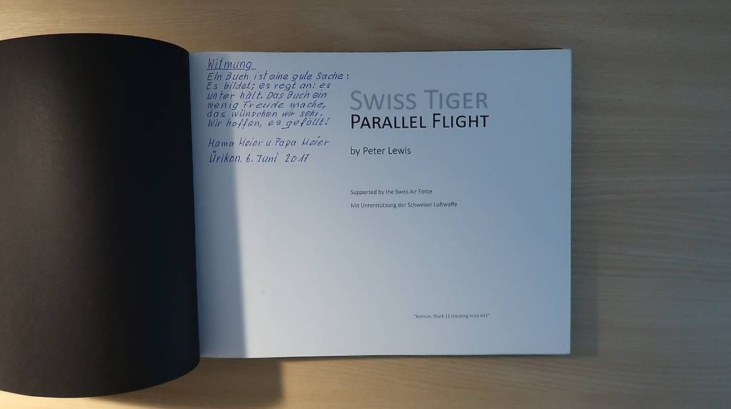 Libri: Swiss Tiger - Parallel Flight - Peter Lewis – Usato da Rafz venduto da andy-music01 4