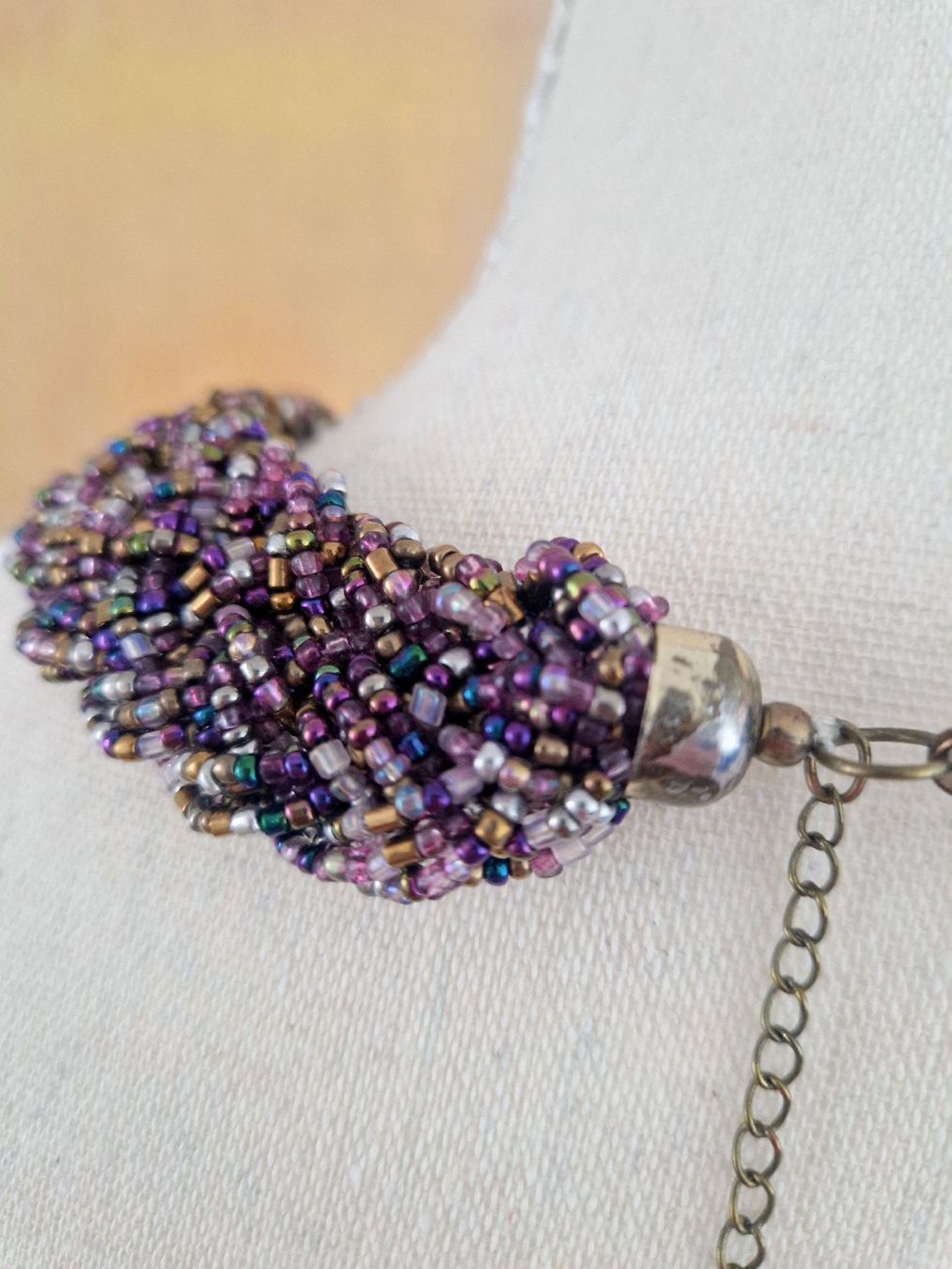 Catenine: Statement Halskette in Lila – Usato da Horgen venduto da akkohappyshopping 4