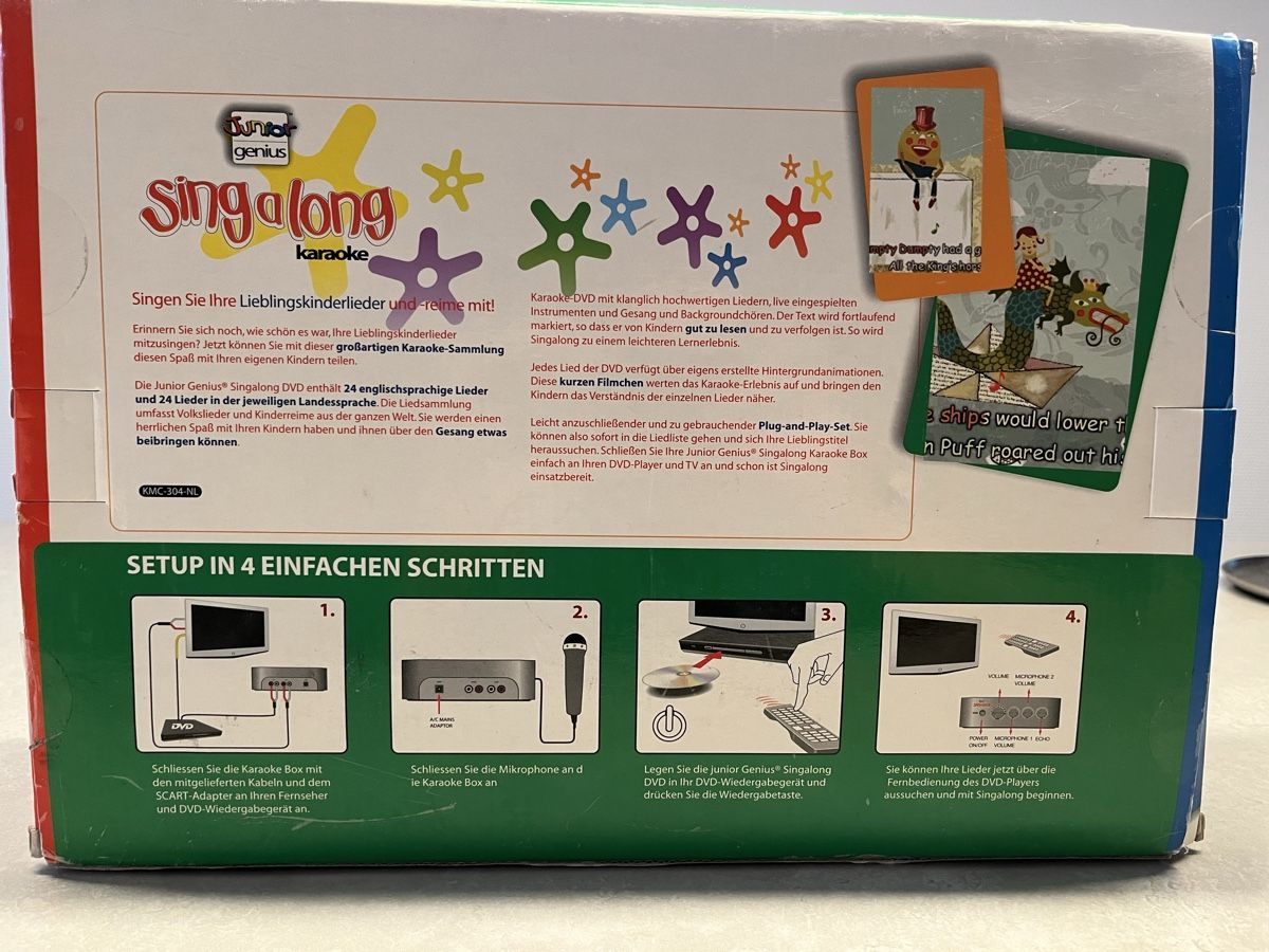 Giocattoli: Karaoke-Set Junior Genius Sing a long mit 2 Mikrofonen – Usato da Embrach venduto da KimJongBuume 1
