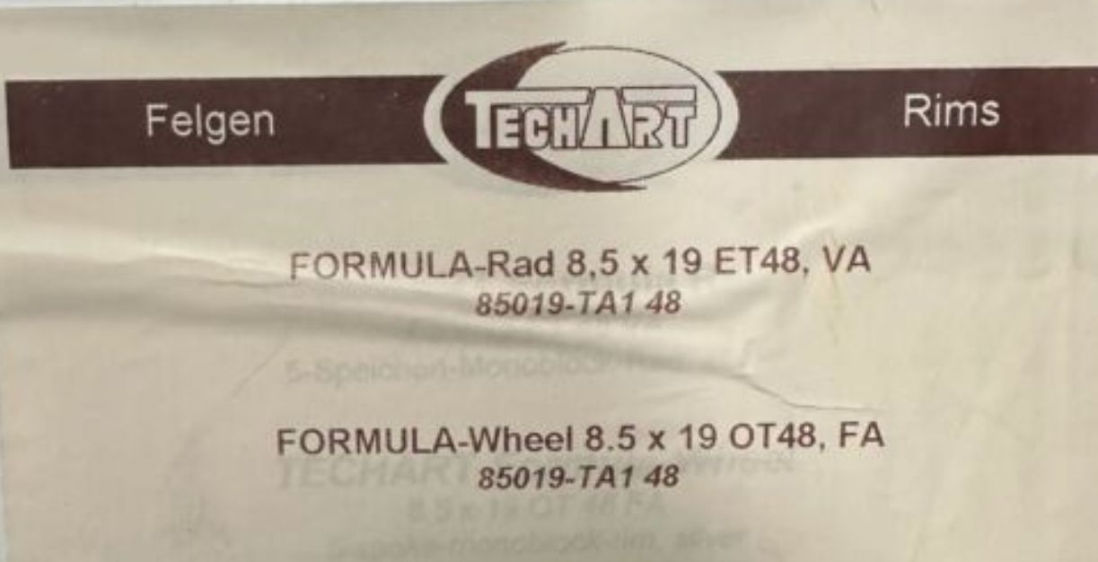 Porsche Pneus & Kompletträder: Ab/1Fr.- PORSCHE 911/997  (TechArt  Formula 1) – Gebraucht aus Rümlang von AZAutozubehor 8