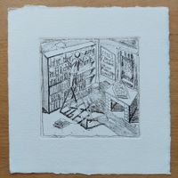 Exlibris Künstler unbekannt - Original Radierung