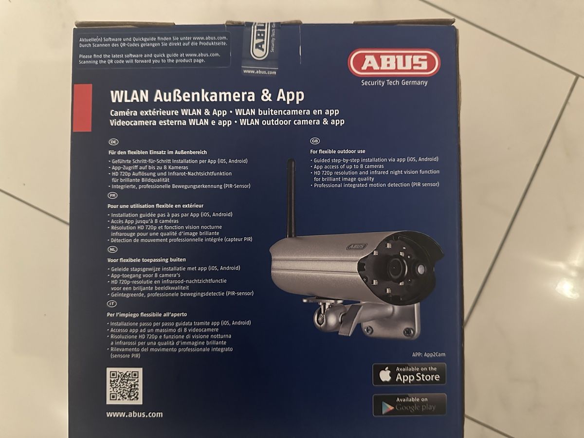 Fotocamera: Abus WLAN Aussenkamera – Nuovo e nell'imballaggio originale da Seengen venduto da Gegu2 2
