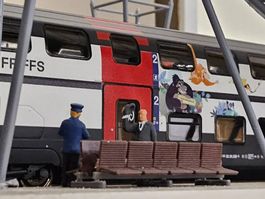 5 tlg. SBB Doppelstockwagen Set  _ IC 2000_ mit Steuerwagen