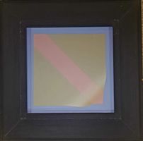 ART CONTEMPORAIN/ HUILE SUR TOILE SIGNÉE ET DATÉE 1972