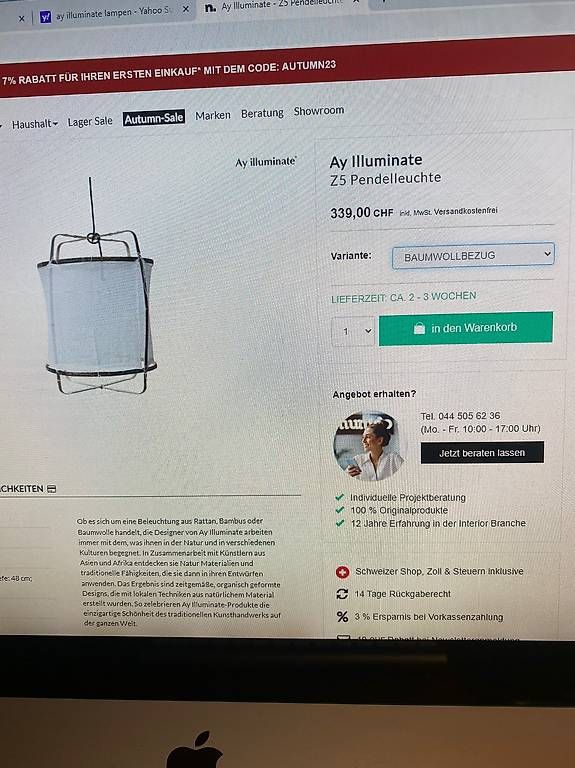 Lampadari & plafoniere: Pendellampe Ay Illuminate – Usato da Laupen ZH venduto da Rango3 4