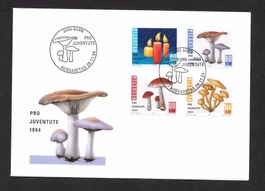 FDC Pro Juventute Serie 1994 J332 - J335 ET Bern 28.11.1994