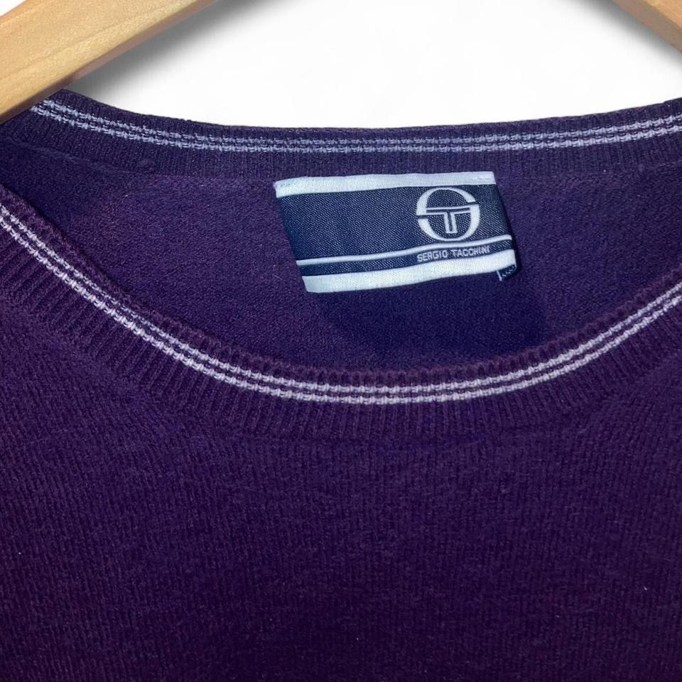 Pullover & Sweatshirts: Sergio Tacchini Baumwolle & Leinen Pullover violett – Gebraucht aus Bern von anj42 1