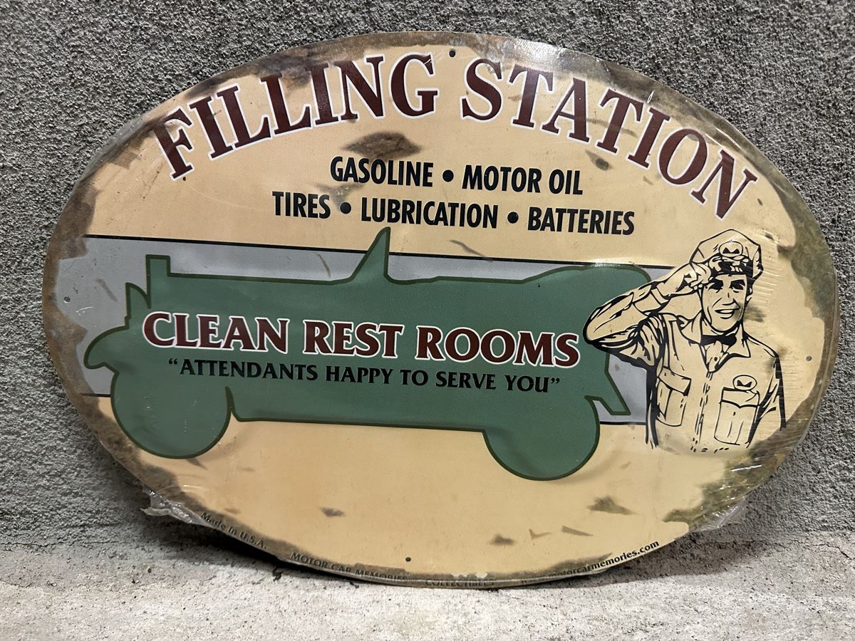 Schilder: Filling Station Werbung Reklame  – Gebraucht aus Reinach AG von rares75