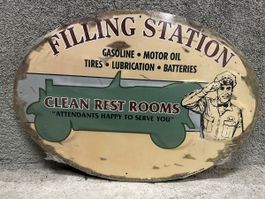 Filling Station Werbung Reklame 