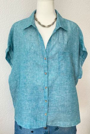 Rachel Zoe Leinenbluse Grösse XL