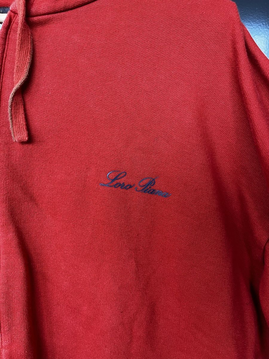 Loro Piana Pullover & Sweatshirts: Loro Piana Hoodie Red – Gebraucht aus Genève von 3M_JR 1