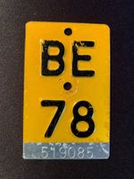 Velonummer BE78