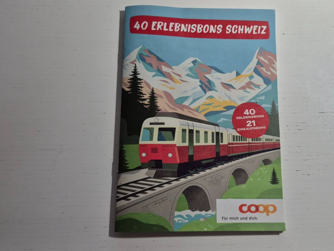 Buoni: Coop Bonheft: 40 Erlebnisbons Schweiz – Nuovo (secondo la descrizione) da Eggersriet venduto da Fredb