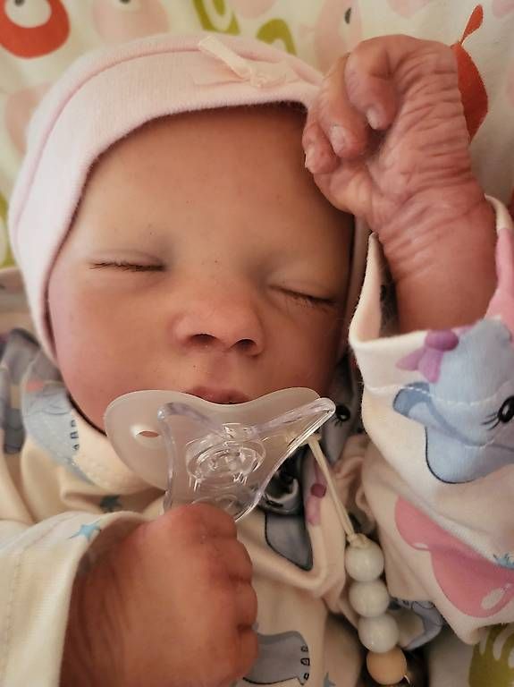 Reborn Bambole: Reborn Teilsilikonbaby Callie – Usato da Reigoldswil venduto da Gigelino