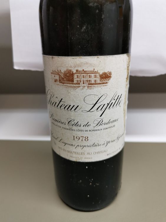 Château Lafitte Premières Cotes de Bordeaux 1978 Acheter sur Ricardo