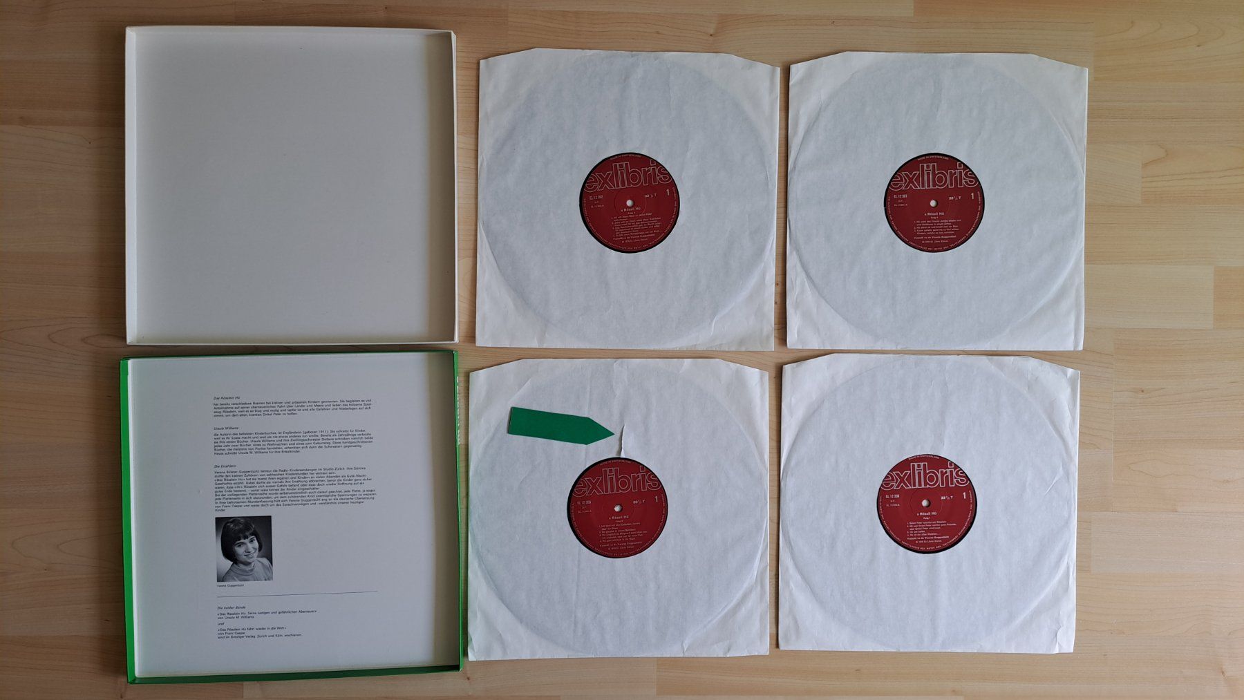 Dischi in vinile: 4 LP - "S'RÖSSLI HÜ"  - in Karton Box -  ExLibris 1978 – Usato da Affoltern am Albis venduto da saminou01 4