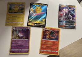 Pokemon Sammelkarten Set 5 Karten neuwertig