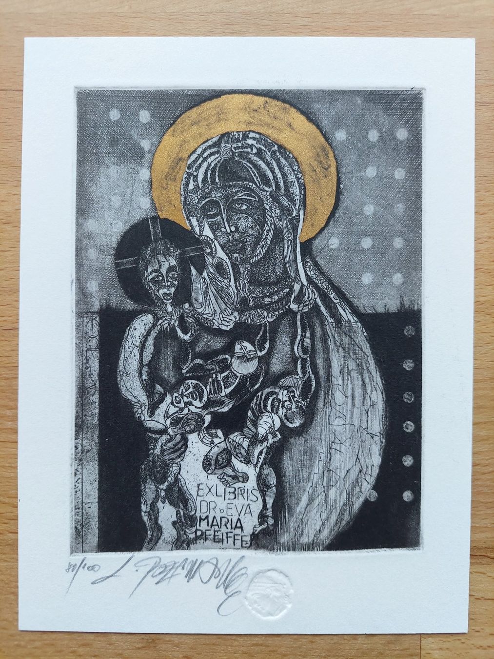 Dipinti: Exlibris Leo Bednarik - Original Radierung signiert – Usato da Obfelden venduto da Exlibris-Art
