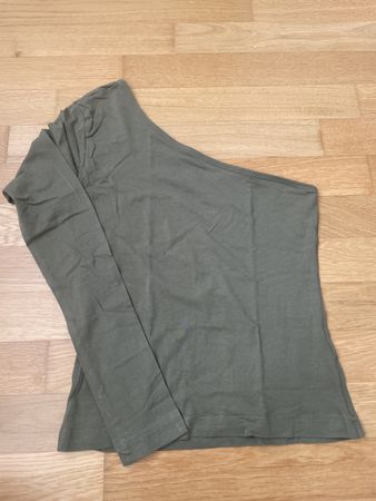 Urban Classics One Shoulder Top, Khaki, Gr. S