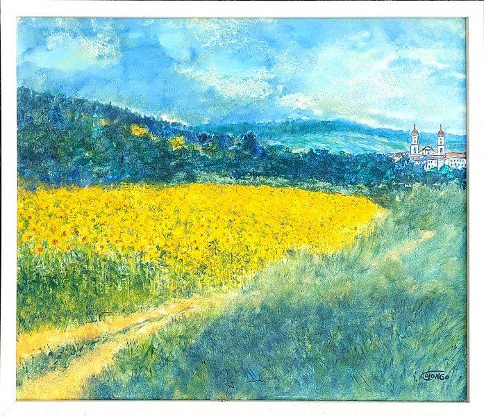 Dipinti: Theres Colongo - Roggwil mit Kloster – Usato da Montmelon venduto da canelle-12 1