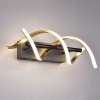 LED Wandleuchte, 2800 Lumen, Spirale