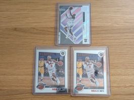 RJ Barret - Panini Card Lot - 3x Rookie Cards