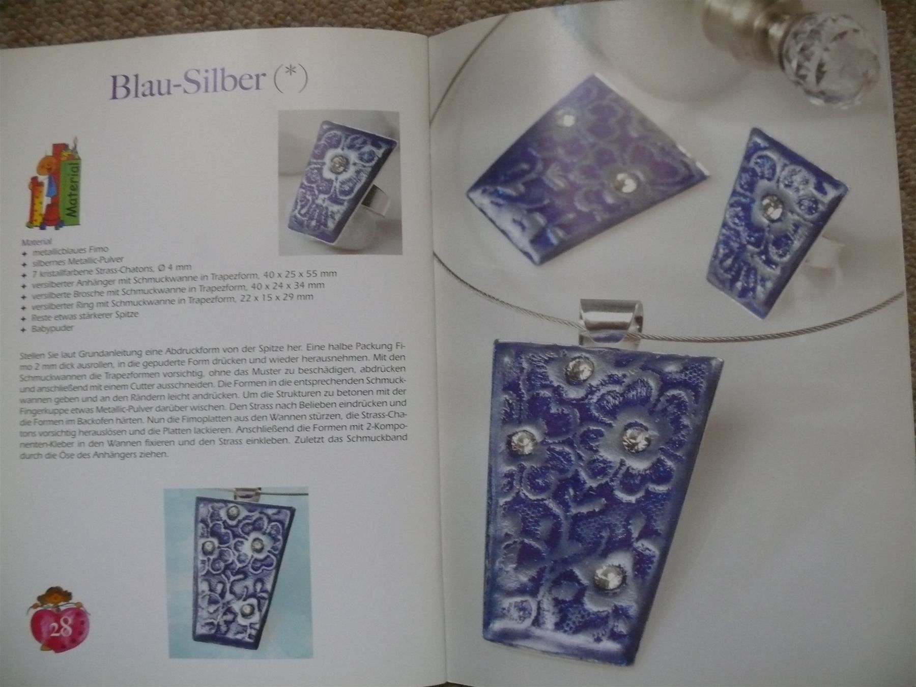 Libri: * Schmuck aus Fimo®   - mit edlen Perlen und Strass / 2006 – Usato da Muttenz venduto da Negnuja 3
