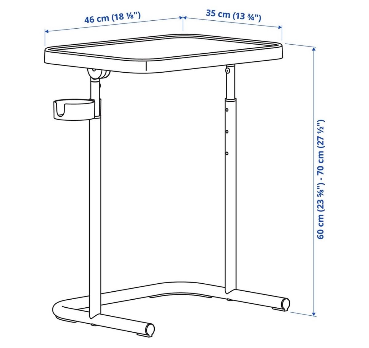 Ikea Scrivanie: Laptoptisch – Nuovo (secondo la descrizione) da Wallisellen venduto da lar_yl8d 2