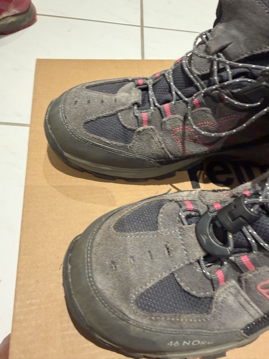 46 Nord Scarpe per ragazze: Wanderschuhe 46 Nord grau pink – Usato da Herrliberg venduto da Mena013 1