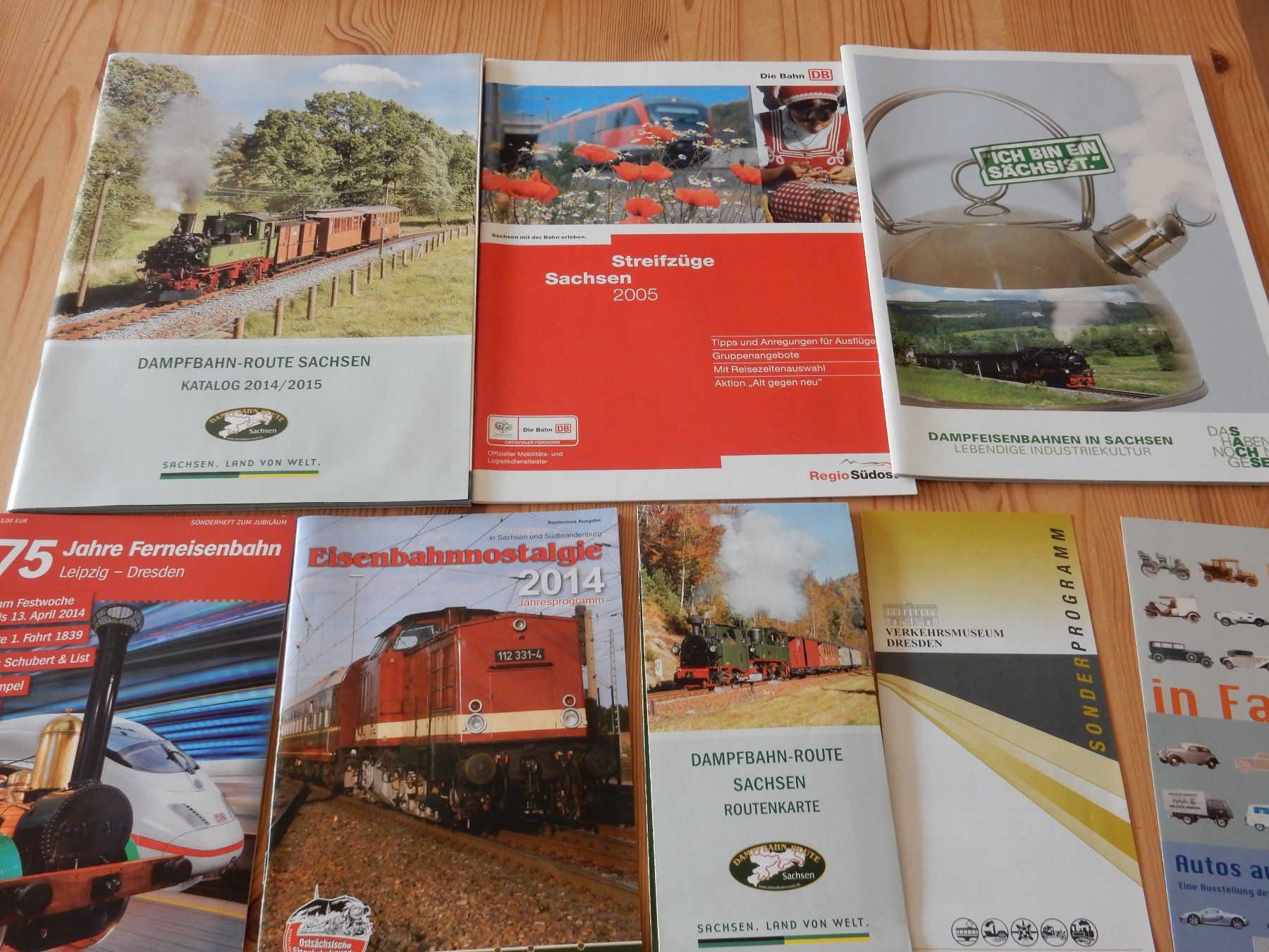 Riviste & Magazine: 11 Dampflok-Kataloge Sachsen-Sammlung Eisenbahn – Usato da Jona venduto da JOberg_25 2