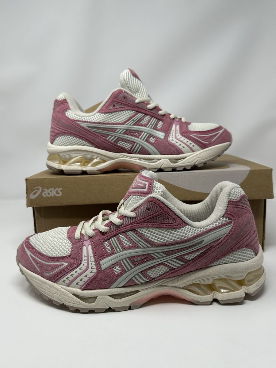 Asics Scarpe da uomo: ASICS Turnschuhe Gr. 43.5Rosa Weiss – Nuovo (secondo la descrizione) da Luzern venduto da kim221080