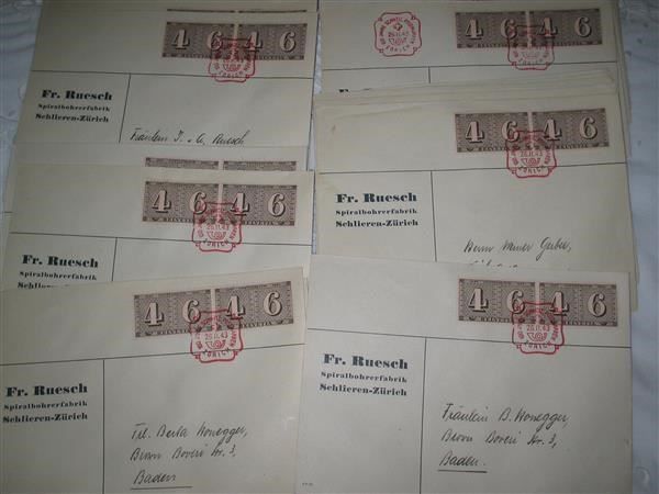 Tous les timbres: FDC 1943 100 J. schweiz. Postmarken – D'occasion à Winterthur par Kyoung 1